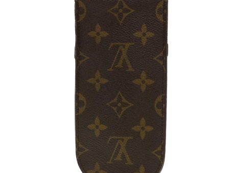 LOUIS VUITTON Monogram Etui Lunette Rabat Glasses Case M62970 LV Auth yk6558 For Sale