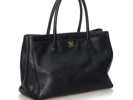 Chanel Executive Cerf Leather Tote Bag (SHG-32729) Hot on Sale