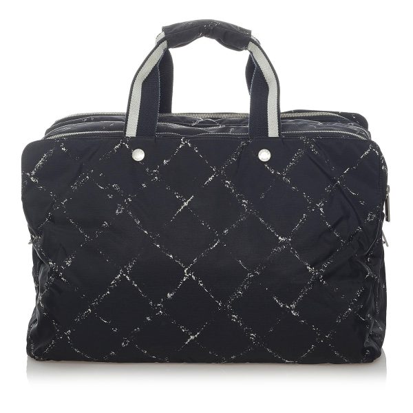 Chanel Old Travel Line Nylon Handbag (SHG-33020) Discount