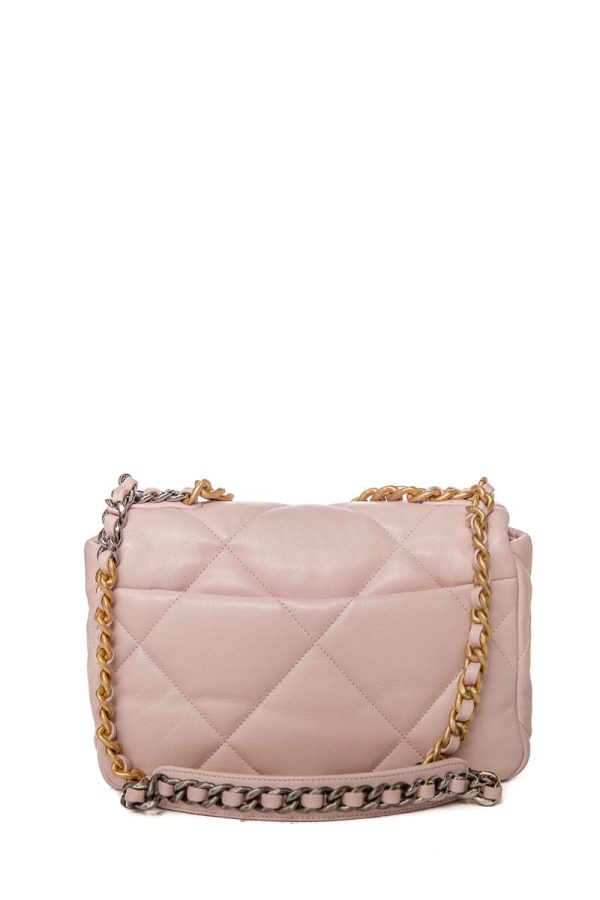 Chanel Light Pink Small Chanel 19 two toned hardware (2022) Handbag For Cheap