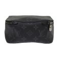 LOUIS VUITTON Monogram Eclipse Cube de Langemont PM Pouch M44697 LV Auth 49197 Cheap