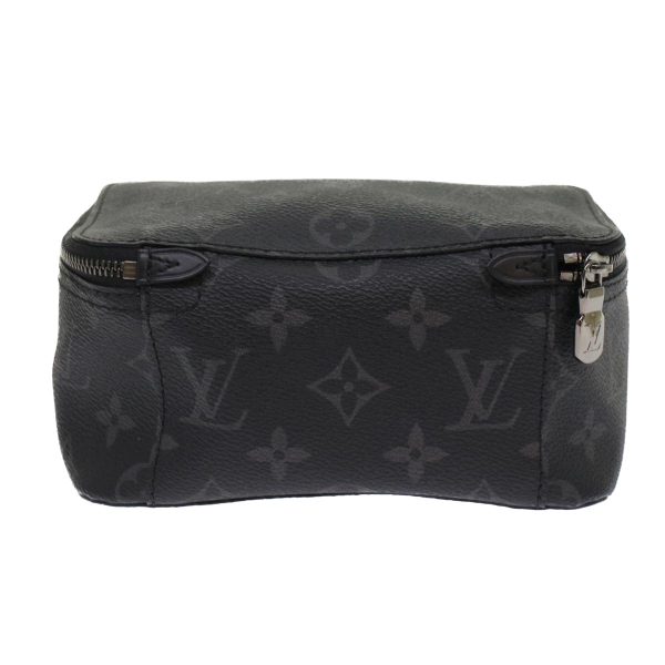 LOUIS VUITTON Monogram Eclipse Cube de Langemont PM Pouch M44697 LV Auth 49197 Cheap