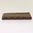 LOUIS VUITTON Damier Ebene Etui Lunettes Simple Glasses Case N62964 Auth 48676 Hot on Sale