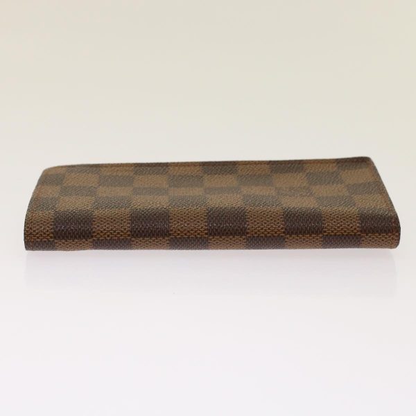 LOUIS VUITTON Damier Ebene Etui Lunettes Simple Glasses Case N62964 Auth 48676 Hot on Sale