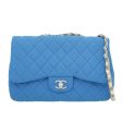 Chanel Bicolor Perforated Jersey Classic Single Flap Bag For Discount