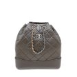 Chanel Dark Olive CC Gabrielle Small Backpack Bag on Sale