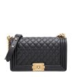 Chanel Black Le Boy Medium Flap Bag Hot on Sale