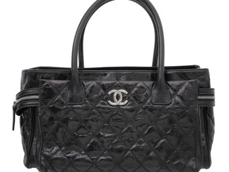 Chanel Black Glazed Portobello Tote Bag Online