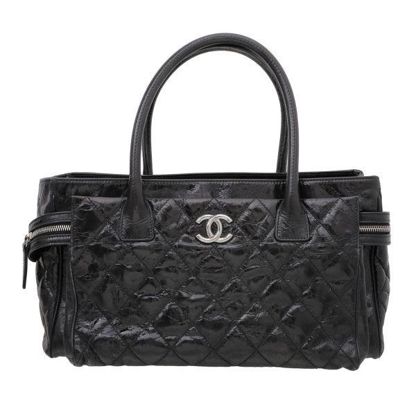 Chanel Black Glazed Portobello Tote Bag Online