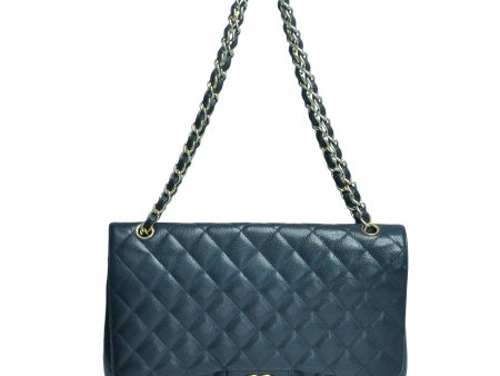 Chanel Black Quilted Classic Maxi Double Flap Bag w  GHW Discount