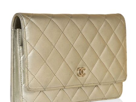 Chanel Wallet On Chain – WOC Quilted Lambskin Grey SiLouis Vuittoner-Toned Online now