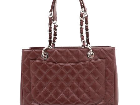 Chanel Brownish Maroon GST Medium Tote Bag Fashion