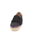 Chanel Black CC Linen Espadrille 40 Discount