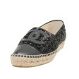 Chanel Black CC Cap Toe Sequins Espadrille 40 For Cheap