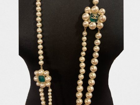 Chanel pearl long necklace - 2010s For Discount