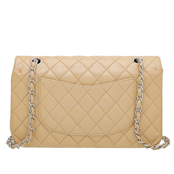 Chanel Beige Classic Double Flap Bag Medium Cheap