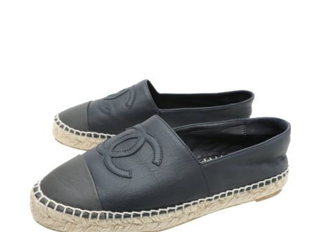 Chanel Bicolor CC Cap Toe Espadrille 36 For Discount