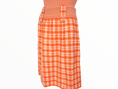 Chanel vintage pink orange skirt - S M - 2000s Discount