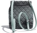 Chanel Backpack Black & Gray Discount