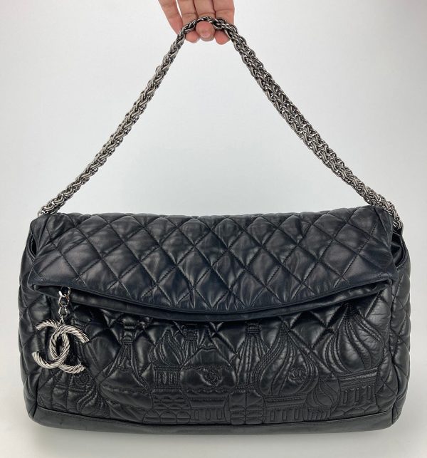 Chanel Paris-Moscow Red Square Kremlin Large Shoulder Bag Discount