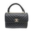 Chanel Black Chevron CC Trendy Bag Online