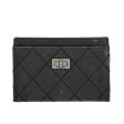 Chanel Black 2.55 Reissue Card Holder Sale