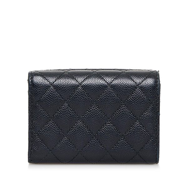 Chanel Caviar Boy Trifold Wallet (SHG-nwnPs6) Online now