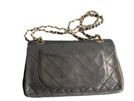 Chanel Black Leather Timeless shoulder bag For Cheap