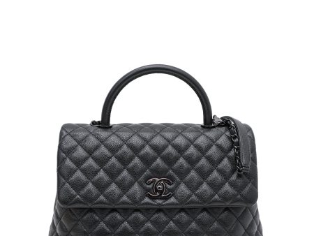 Chanel Black Coco Handle So Bag Fashion