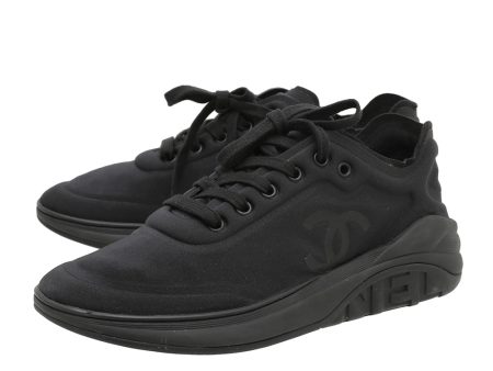 Chanel Black CC Logo Trainer Sneaker 41.5 Fashion