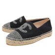 Chanel Bicolor CC Cap Toe Wool Espadrille 40 Cheap