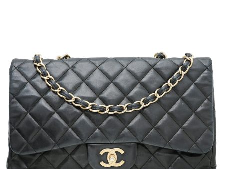 Chanel Black CC Classic Single Flap Bag For Discount