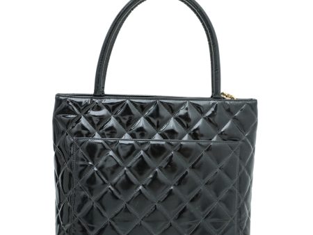 Chanel Black Vintage CC Cambon Tote Bag Sale