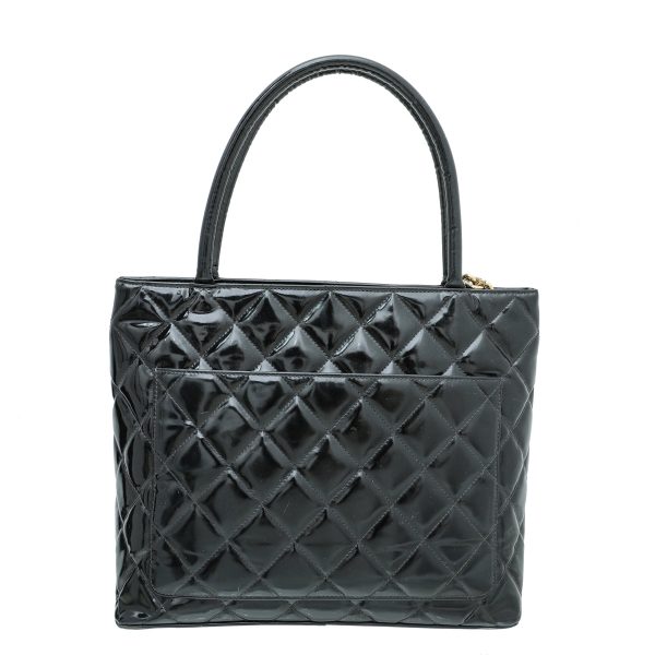 Chanel Black Vintage CC Cambon Tote Bag Sale