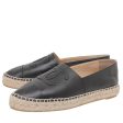 Chanel Black Espadrille 36 Online Sale