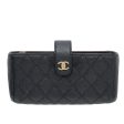 Chanel Black CC O-Mini Mobile Pouch For Discount