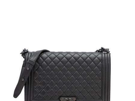 Chanel Black Le Boy So Black New Medium Bag Online Sale