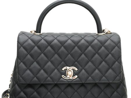 Chanel Black Coco Handle Small Bag Discount