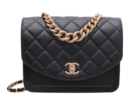 Chanel Black CC Chain Handle Flap Bag Online