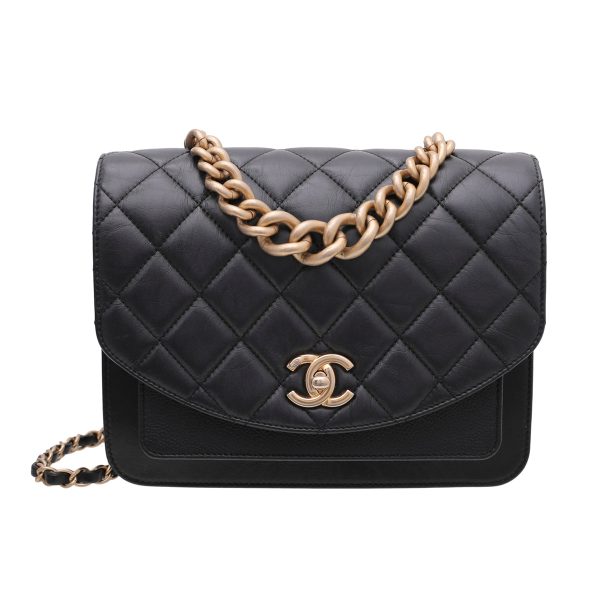 Chanel Black CC Chain Handle Flap Bag Online