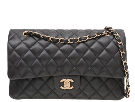 Chanel Black CC Classic Double Flap Bag Online now