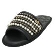 Chanel Black CC Pearl Chain Home Mules Large Online Hot Sale