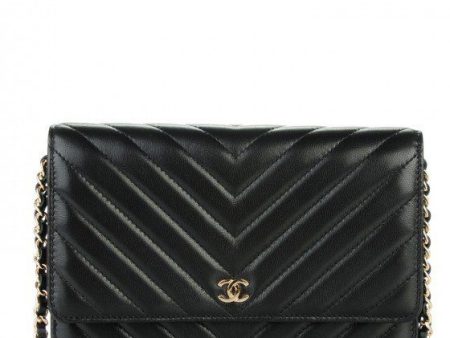 Chanel Wallet On Chain – WOC Chevron Lambskin Black SiLouis Vuittoner-Toned Online now