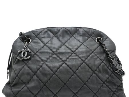 Chanel Black CC Just Mademoiselle Bowler Bag Online Hot Sale