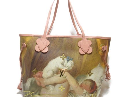 LOUIS VUITTON Fragonard Neverfull MMTote Bag Pink Masters collection PVC coated canvas M43319 Online