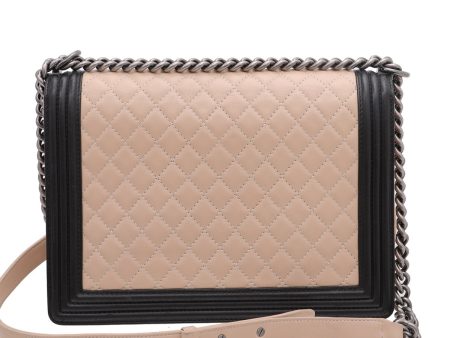 Chanel Bicolor Le Boy Large Flap Bag For Sale