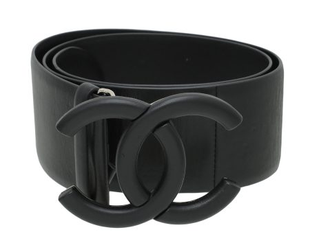 Chanel Black CC Wide Belt 30 Cheap