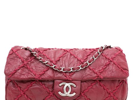 Chanel Burgundy CC Ultra Stitch Flap Bag Online Sale