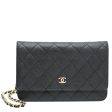 Chanel Black Classic Wallet On Chain Cheap