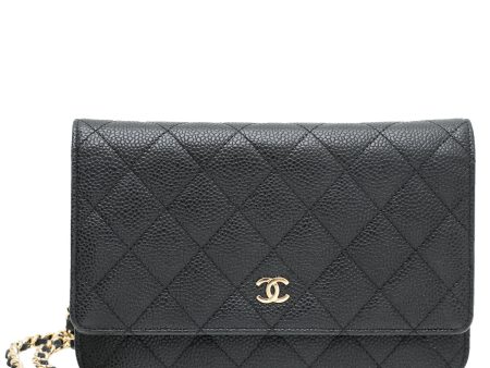 Chanel Black Classic Wallet On Chain Cheap